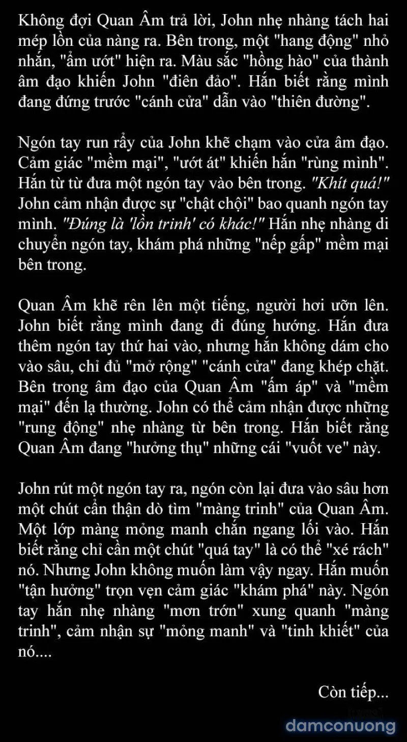Tôi đã được đụ vào lồn Quán Thế Âm 