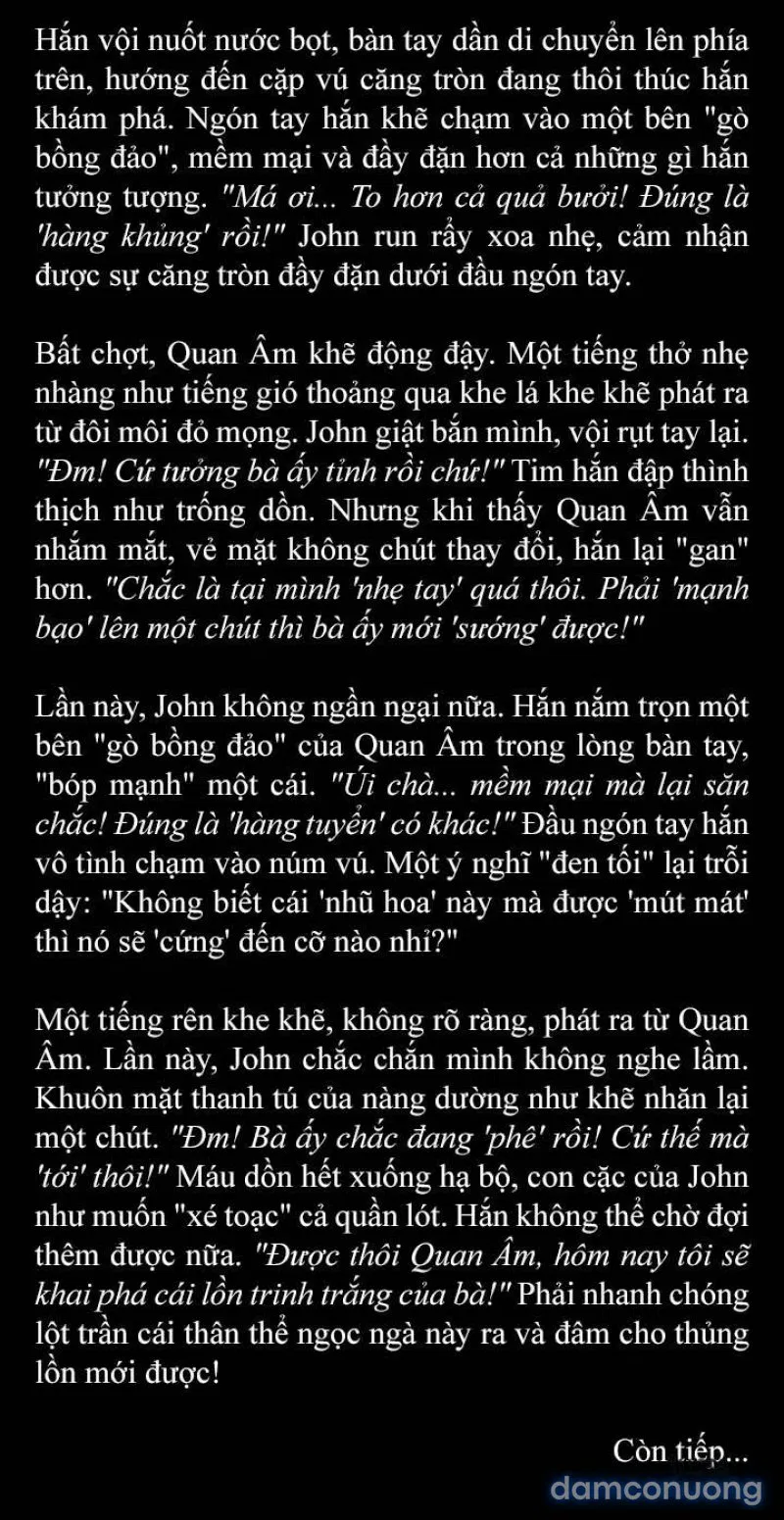 Tôi đã được đụ vào lồn Quán Thế Âm 