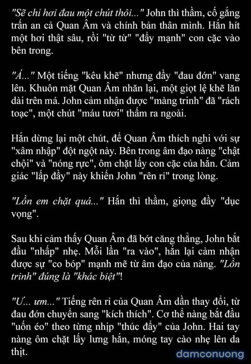 Tôi đã được đụ vào lồn Quán Thế Âm 