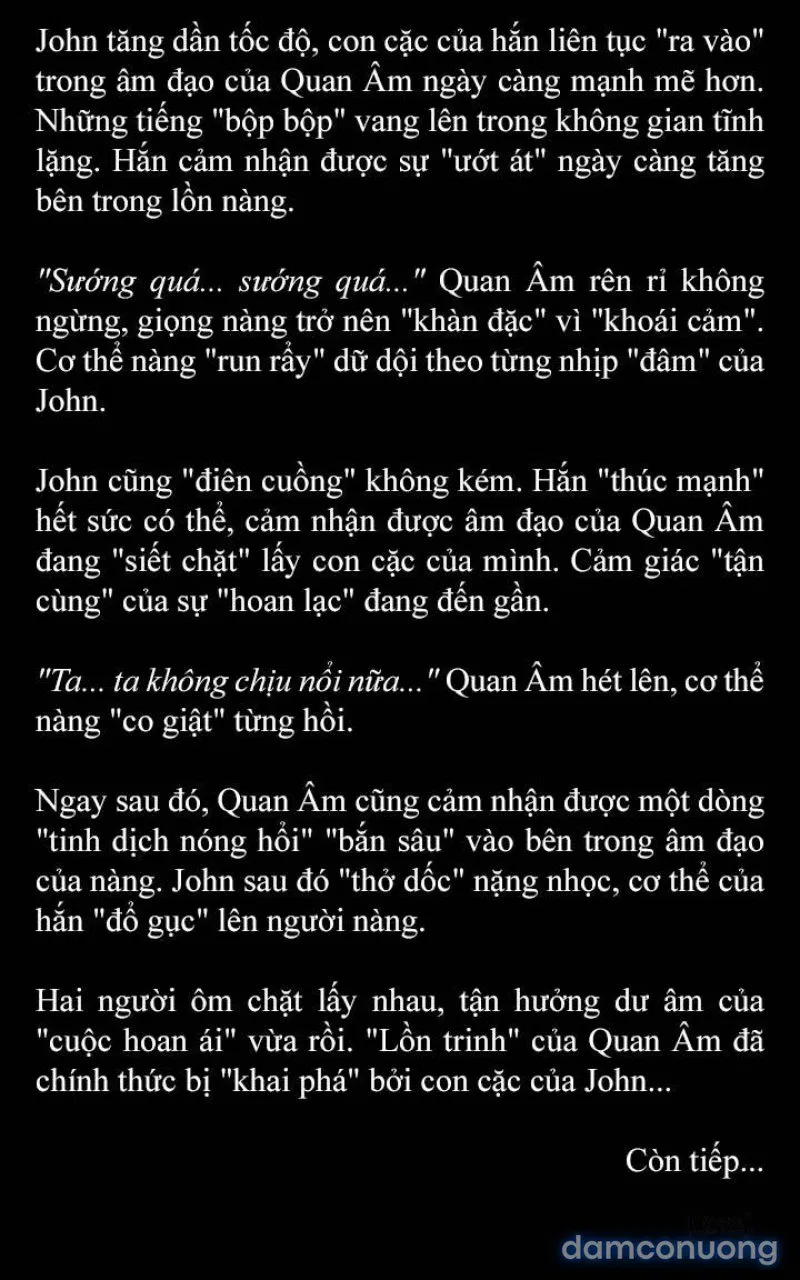 Tôi đã được đụ vào lồn Quán Thế Âm 