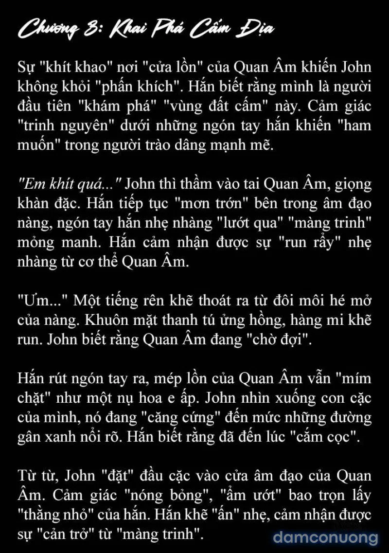 Tôi đã được đụ vào lồn Quán Thế Âm 