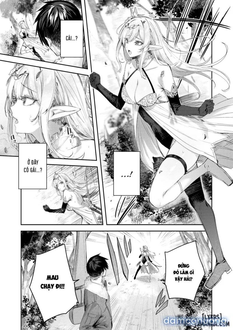 Dokushinn Hunter no Deai ha Elf no Mori de 