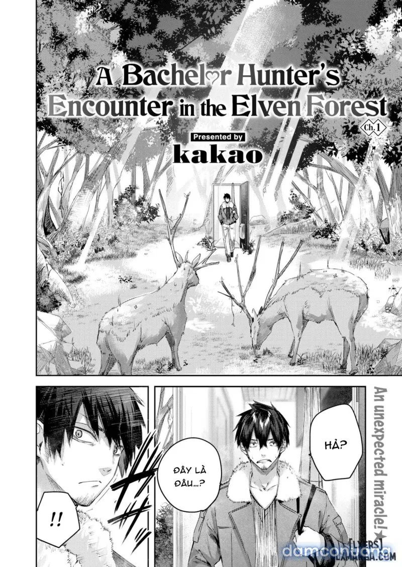 Dokushinn Hunter no Deai ha Elf no Mori de 