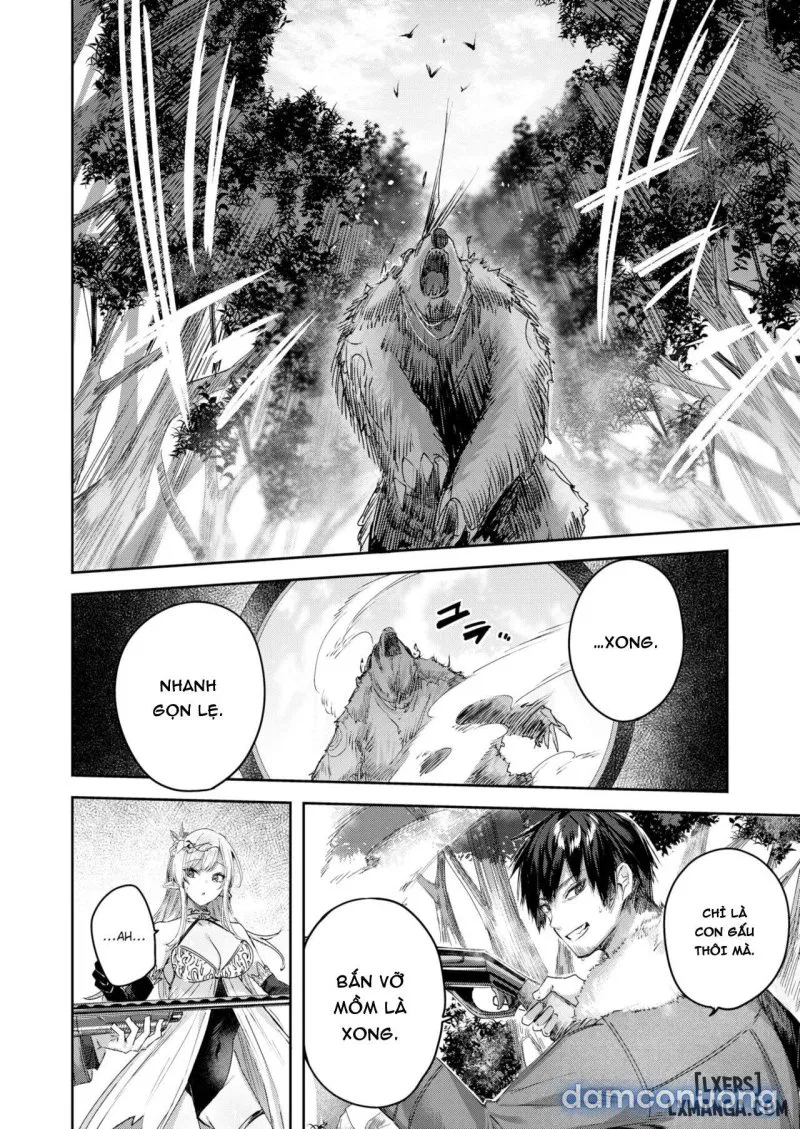 Dokushinn Hunter no Deai ha Elf no Mori de 