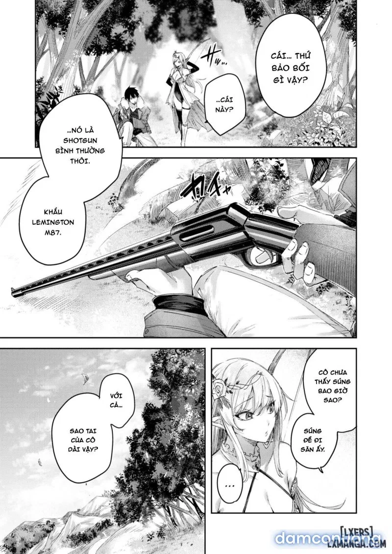 Dokushinn Hunter no Deai ha Elf no Mori de 