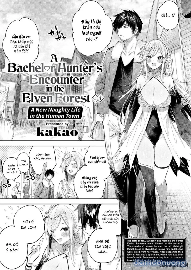 Dokushinn Hunter no Deai ha Elf no Mori de 