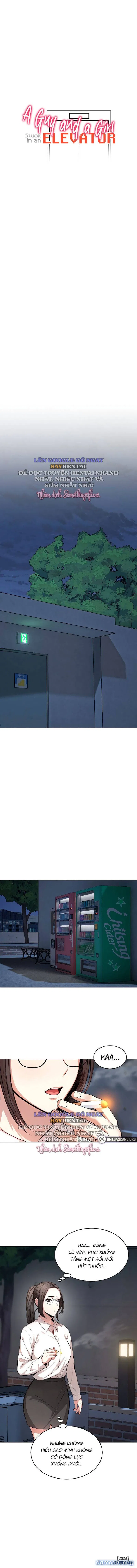 A Guy and a Girl Stuck in an Elevator 