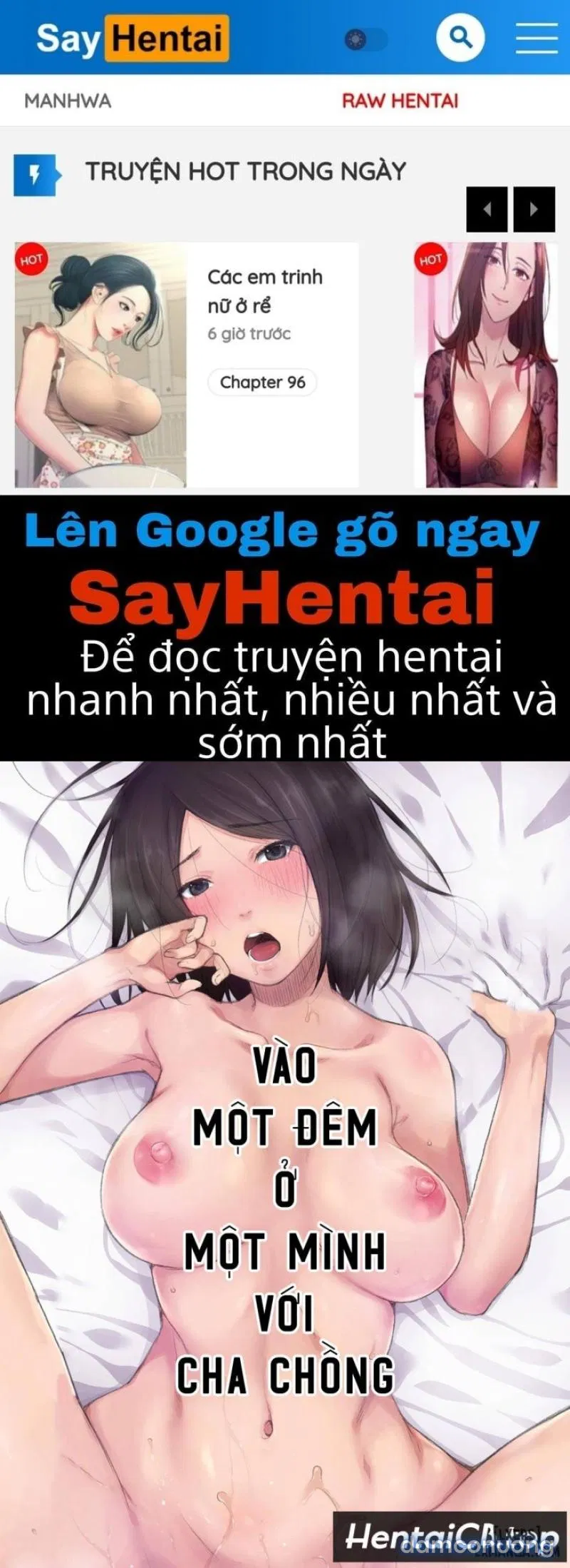 Một đêm một mình với bố chồng 