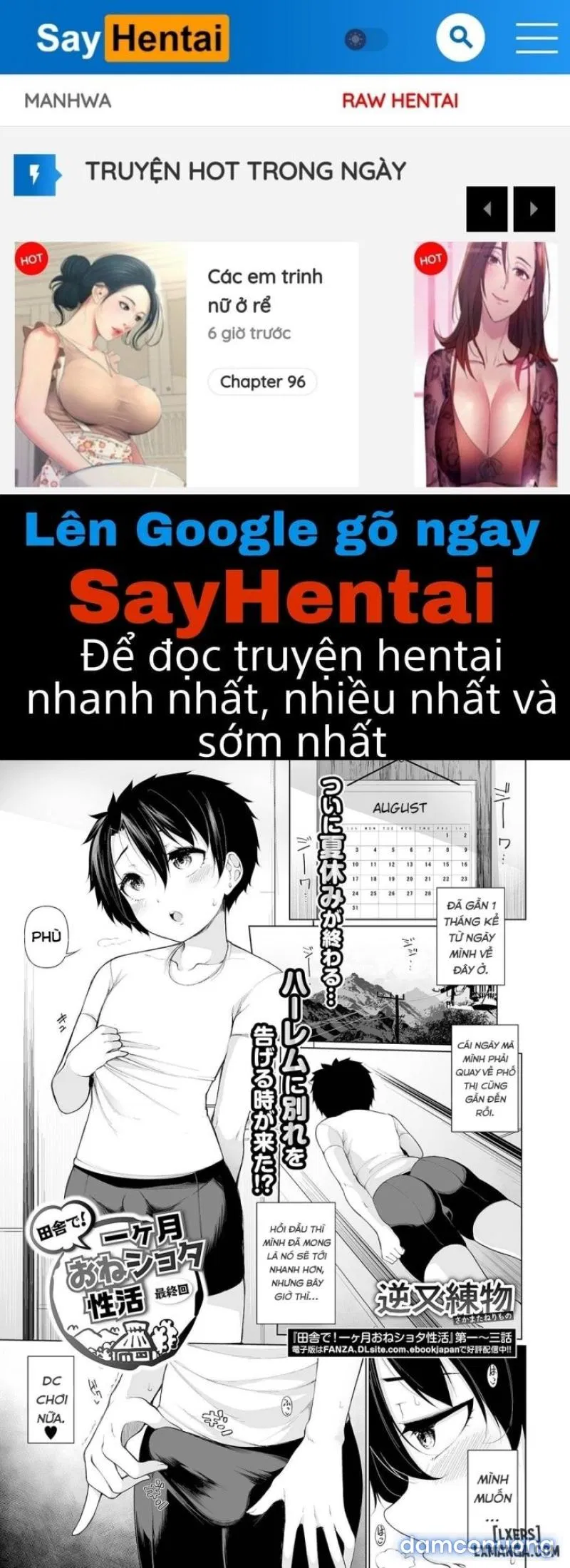 Một tháng sống theo phong cách One Shota ở làng! 