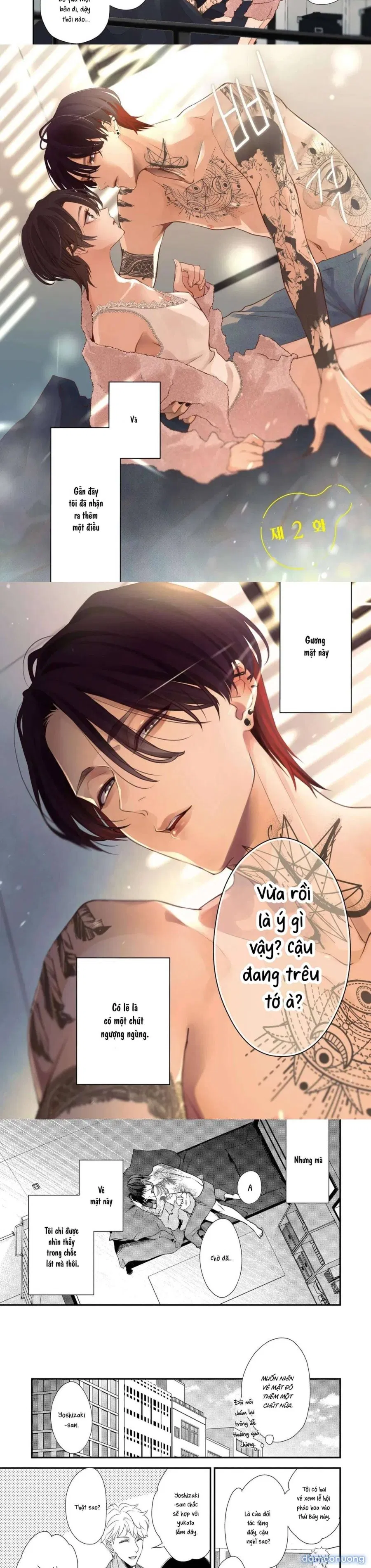 [ 18+ ] Thật khó để bị ràng buộc bởi một người bạn thời thơ ấu có hình xăm 